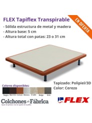 FLEX TapiFlex Base Tapizada Transpirable, da estabilidad a tu colchón de muelles