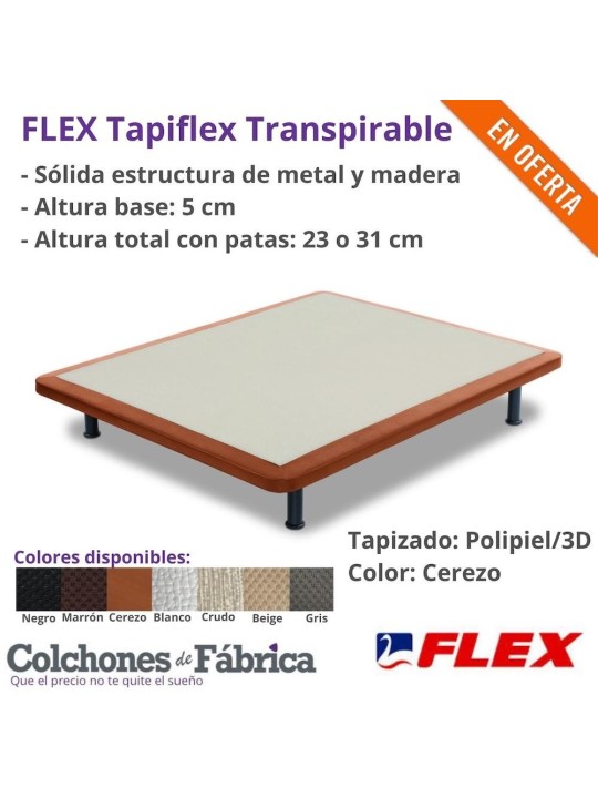 FLEX TapiFlex Base Tapizada Transpirable, da estabilidad a tu colchón de muelles FLEX TapiFlex Base Tapizada Transpirable, da estabilidad a tu colchón de muelles