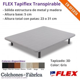 FLEX TapiFlex Base Tapizada Transpirable, da estabilidad a tu colchón de  muelles