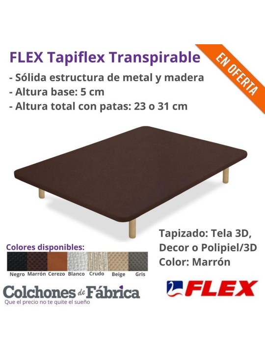 FLEX TapiFlex Base Tapizada Transpirable, da estabilidad a tu colchón de muelles FLEX TapiFlex Base Tapizada Transpirable, da estabilidad a tu colchón de muelles