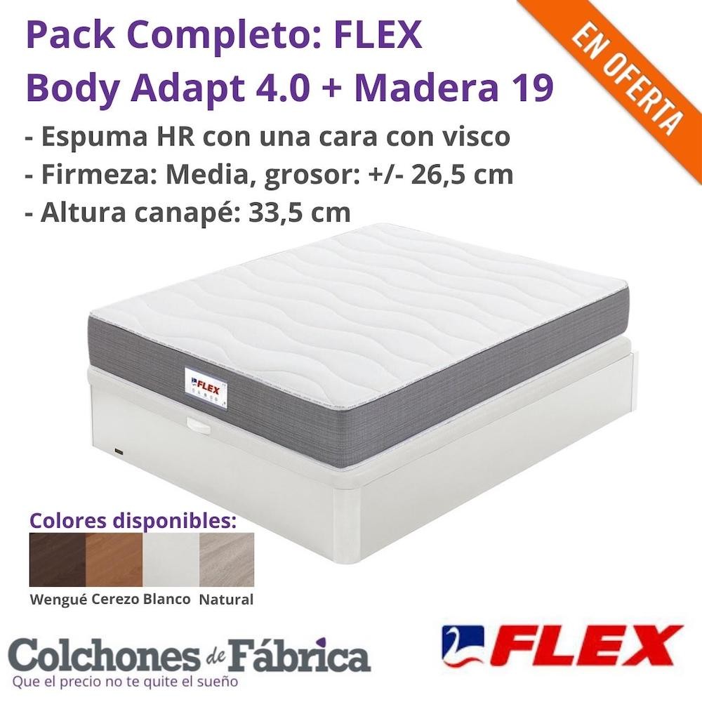 Pack Flex Body Adapt 4.0 más Madera 19