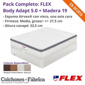 Pack Flex Body Adapt 5.0 más Madera 19