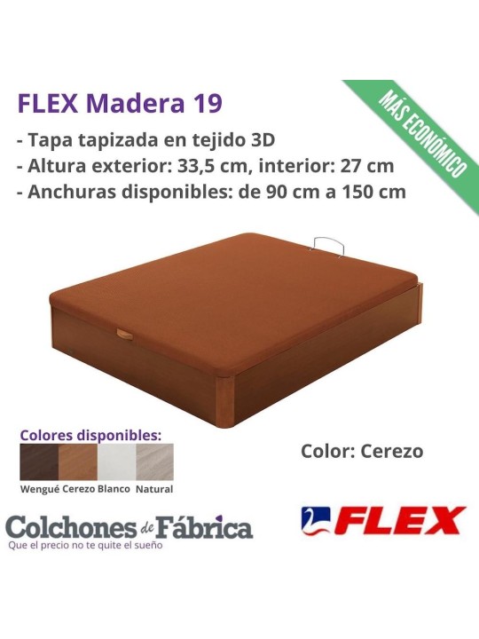 CANAPÉ ARCÓN ABATIBLE FLEX MADERA 19