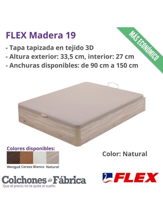 CANAPÉ ARCÓN ABATIBLE FLEX MADERA 19