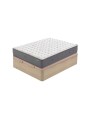 Pack Flex Nimbus Visco + Madera 25: confort, firmeza y almacenaje elegante.