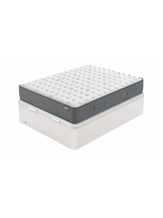 Pack Flex Nimbus Visco + Madera 25: confort, firmeza y almacenaje elegante.