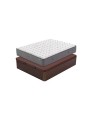 Pack Flex Nimbus Visco + Madera 25: confort, firmeza y almacenaje elegante.