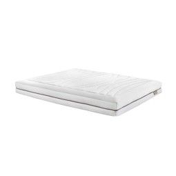 Colchón Relax Látex Pro, sostenible que emite cero residuos. Creado a partir de materiales naturales y 100% reciclable.