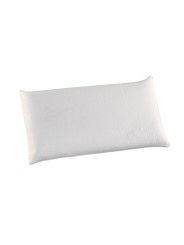 Almohada Relax Visco Vegetal, con el núcleo con aceites naturales y funda de Bamboo para un descanso fresco y sostenible.
