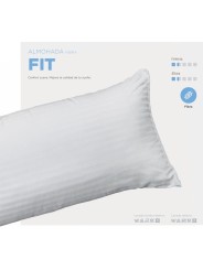 Con doble funda de algodón y microfibra, es la almohada más fresca y adaptable para quienes buscan una elevación mínima.