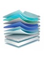 Configuración del Infinity FM: Bloque HS "Soft" y sistema Super Soft Sense para una acogida envolvente y elástica.
