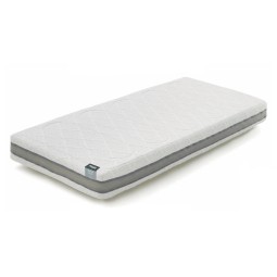 Vista completa del colchón Flex Garbí Visco Articulado de 22,5 cm de altura con funda Stretch desenfundable.
