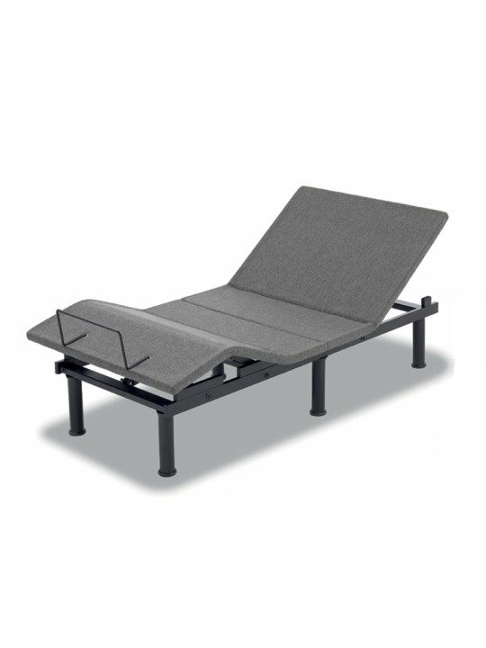 Somier articulado Flexadapt con estructura metálica reforzada y motores silenciosos.