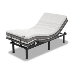 Pack de descanso premium Flex: Cama articulada a motor Flexadapt y colchón viscoelástico Garbí Visco Art.
