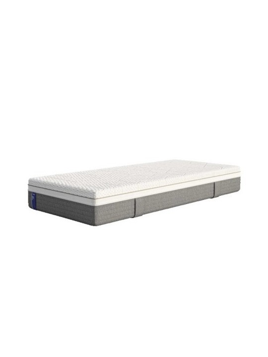 Vista general exterior del colchón Emma Body Adapt Foam de 25 cm de altura con funda transpirable de tecnología Cooling."