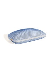 Diseño exterior de la Almohada Emma Viscoelástica Elite con su funda elástica tridimensional transpirable.