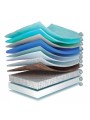 Desglose de capas interiores y núcleo del colchón Flex Royal.