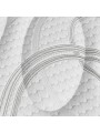 Detalle del tejido Stretch Luxe elástico en alto relieve con Sanitized AG del colchón Ergotec Naturalia