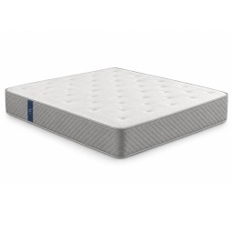 Colchón Origen Nube Hybrid Premium con tejido técnico de tacto fresco y muelles ensacados.