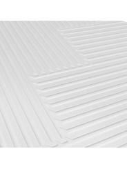 Detalle de la tapicería Stretch en Viscosa Natural con patrones geométricos del colchón Memory Restore Naturalia