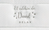 Infografía del colchón de cuna Relax Nap personalizado con nombre