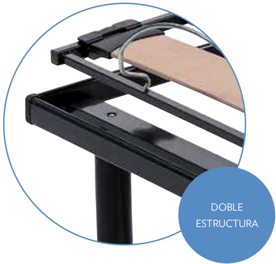 Doble estructura de acero Flex A4